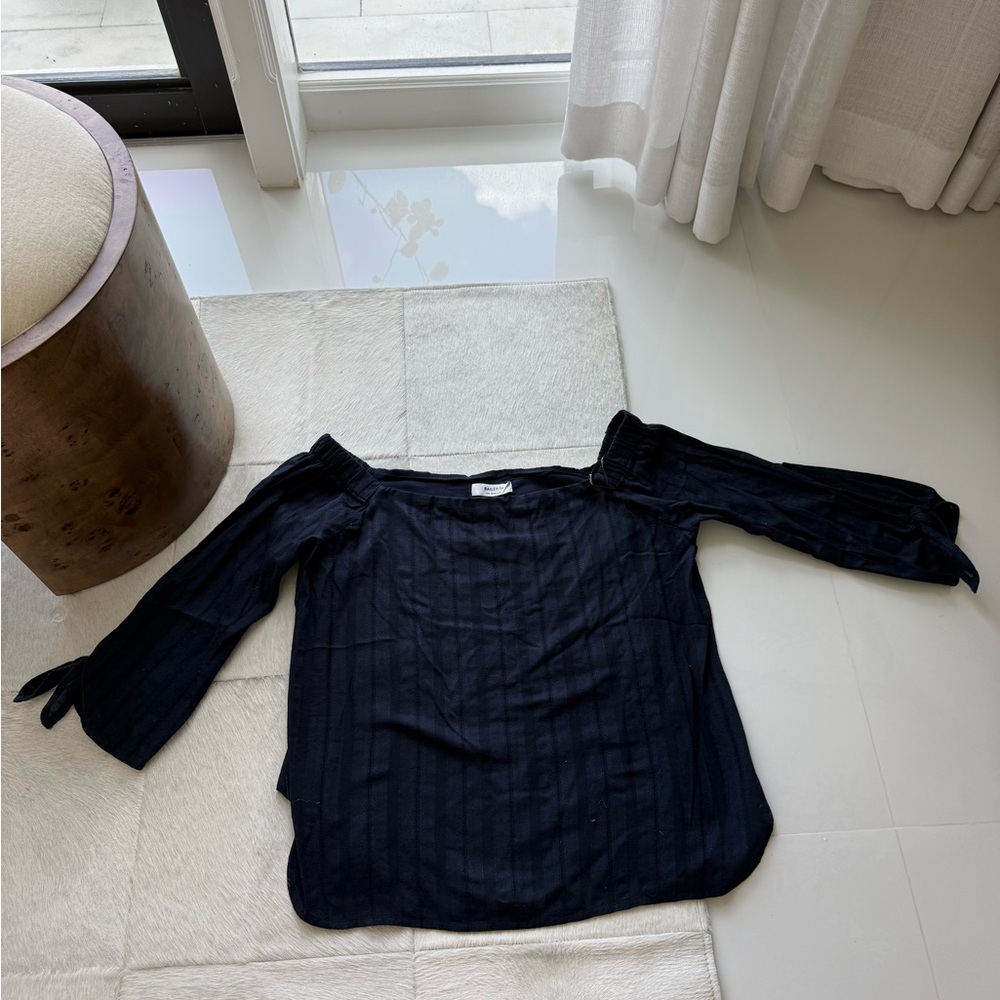 Bailey 44 Black Off-Shoulder Blouse